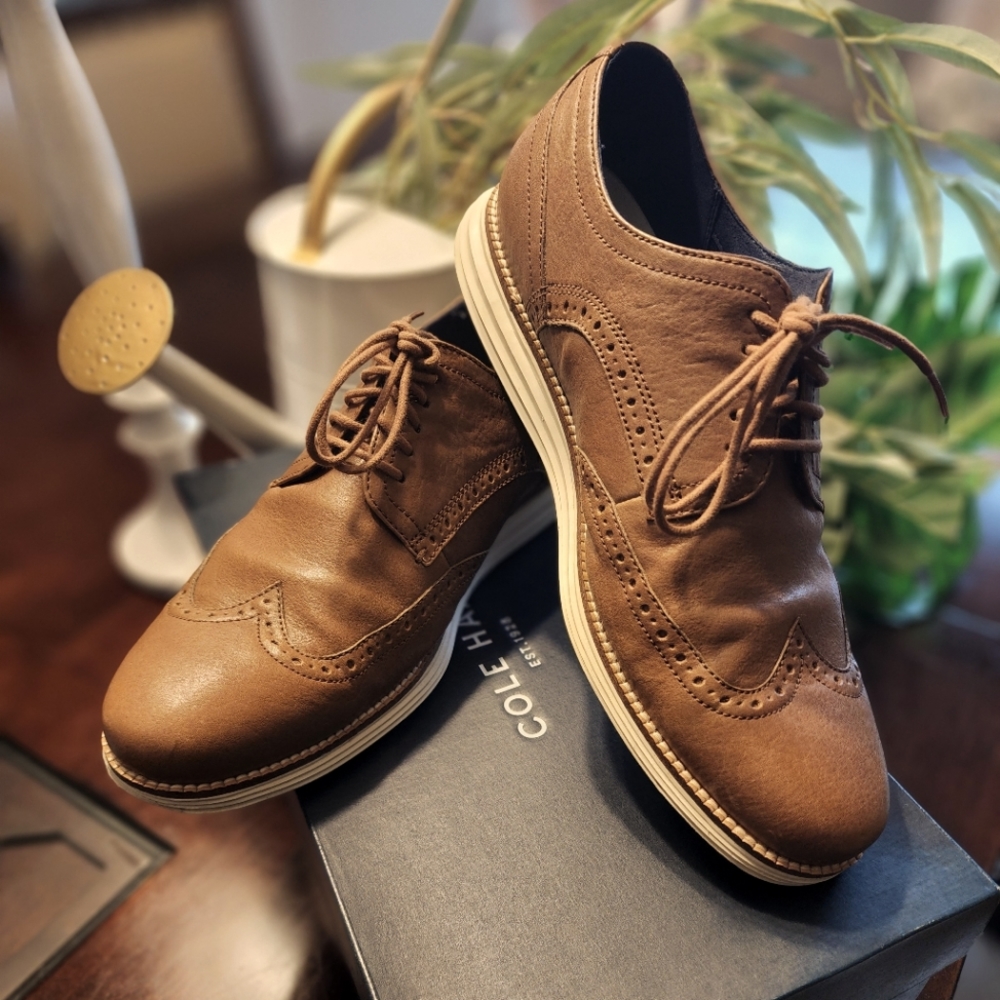 Cole Haan Men's Original Grand Short Wing Oxfords